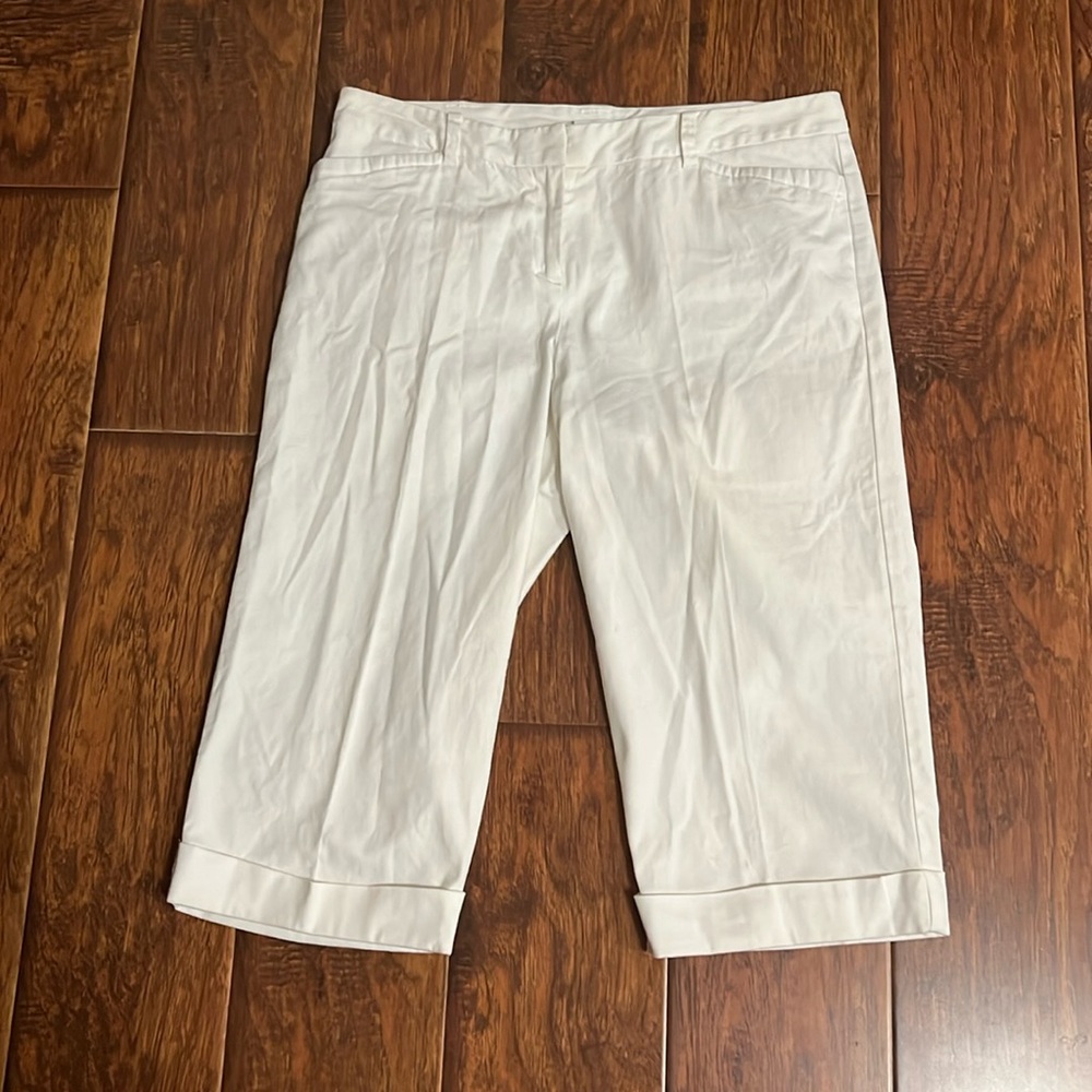Liz & Co wide leg Capri pants